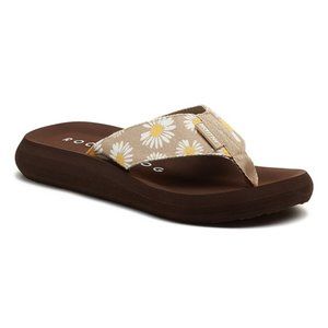 Rocket Dog | Brown Floral Homer Spotlight 2 Flip-Flops NEW